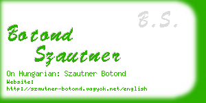 botond szautner business card